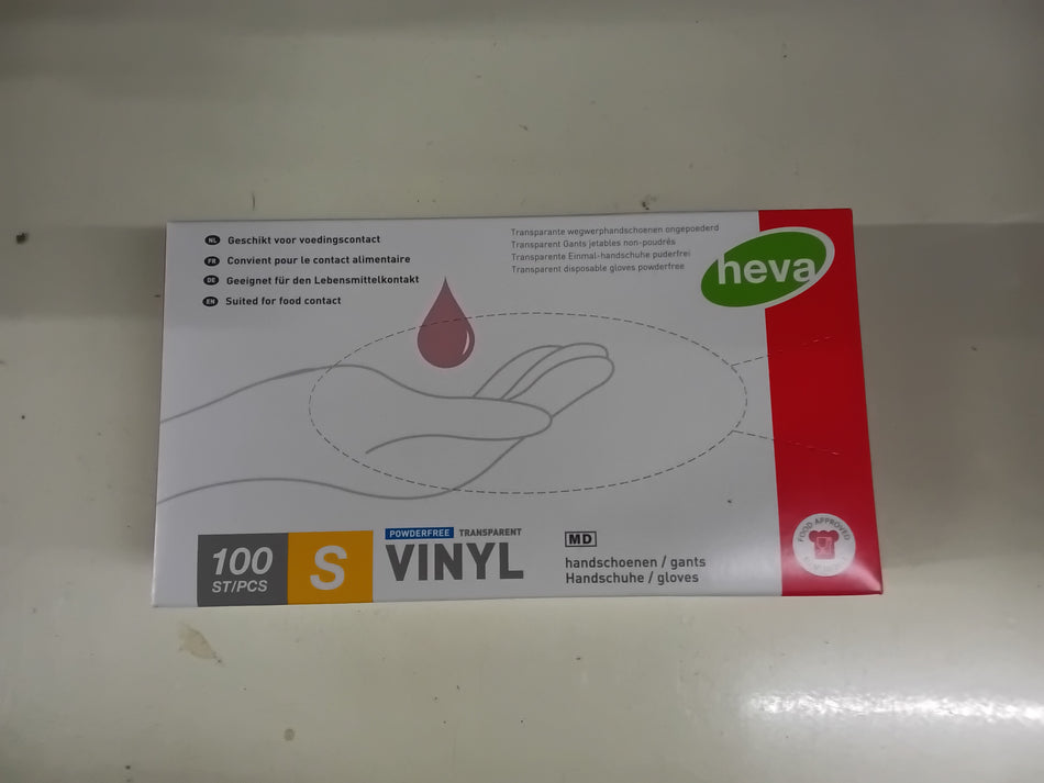 Vinyl handschoenen S 100st