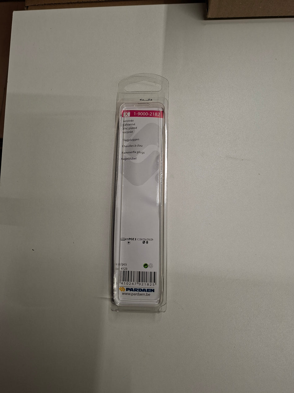 Verzinkt 8x60mm
