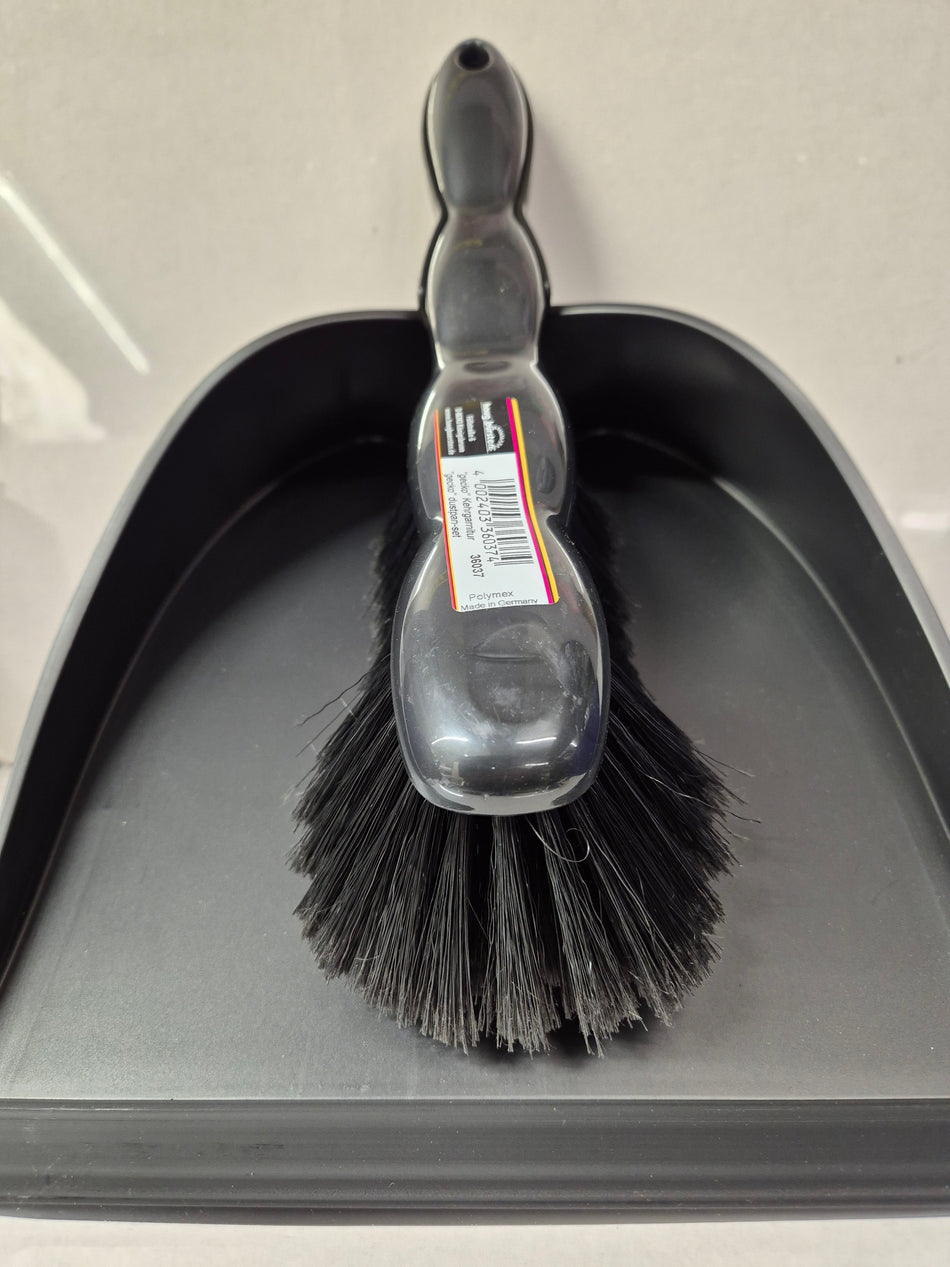 Hanborstel met blik PVC