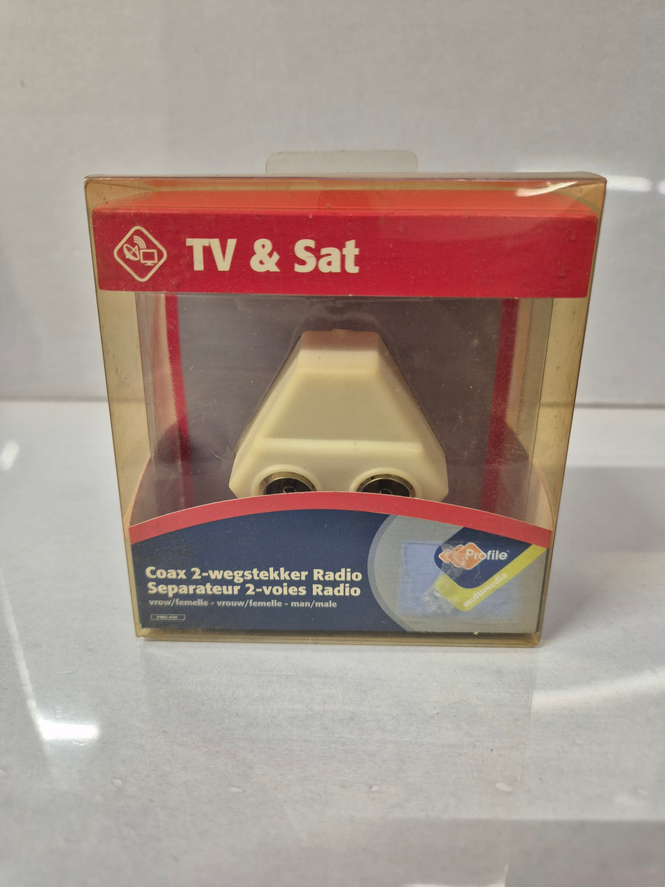 Coax tv splitter