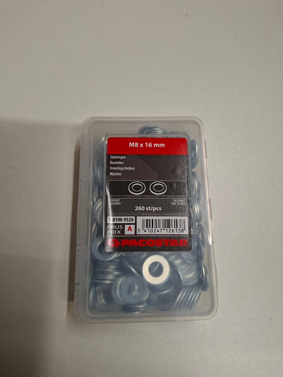 Sluitringen m8x16mm