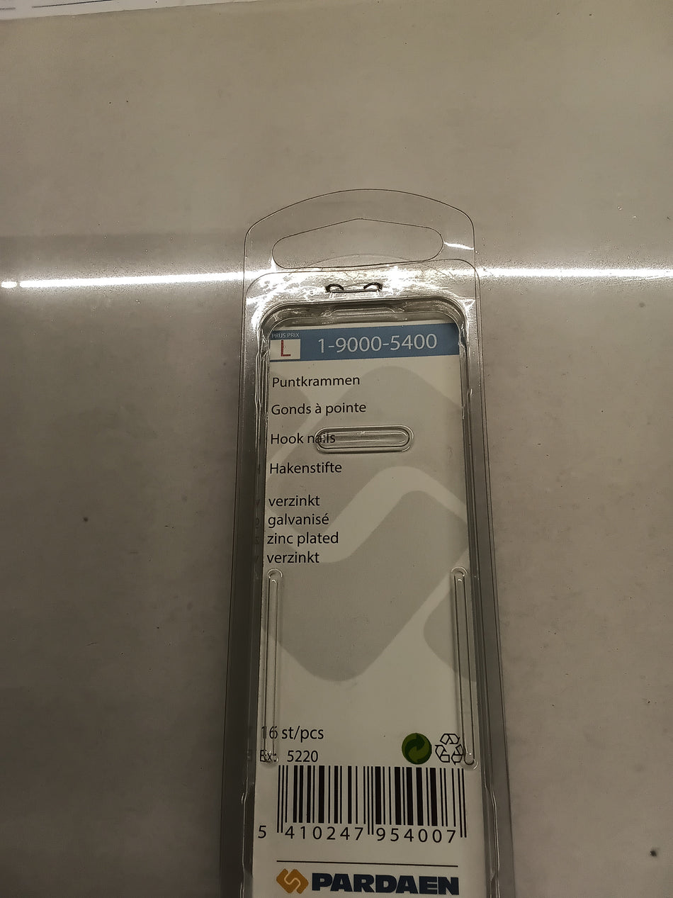 puntkrammen verzinkt 16 stuks 2,4 x 20mm