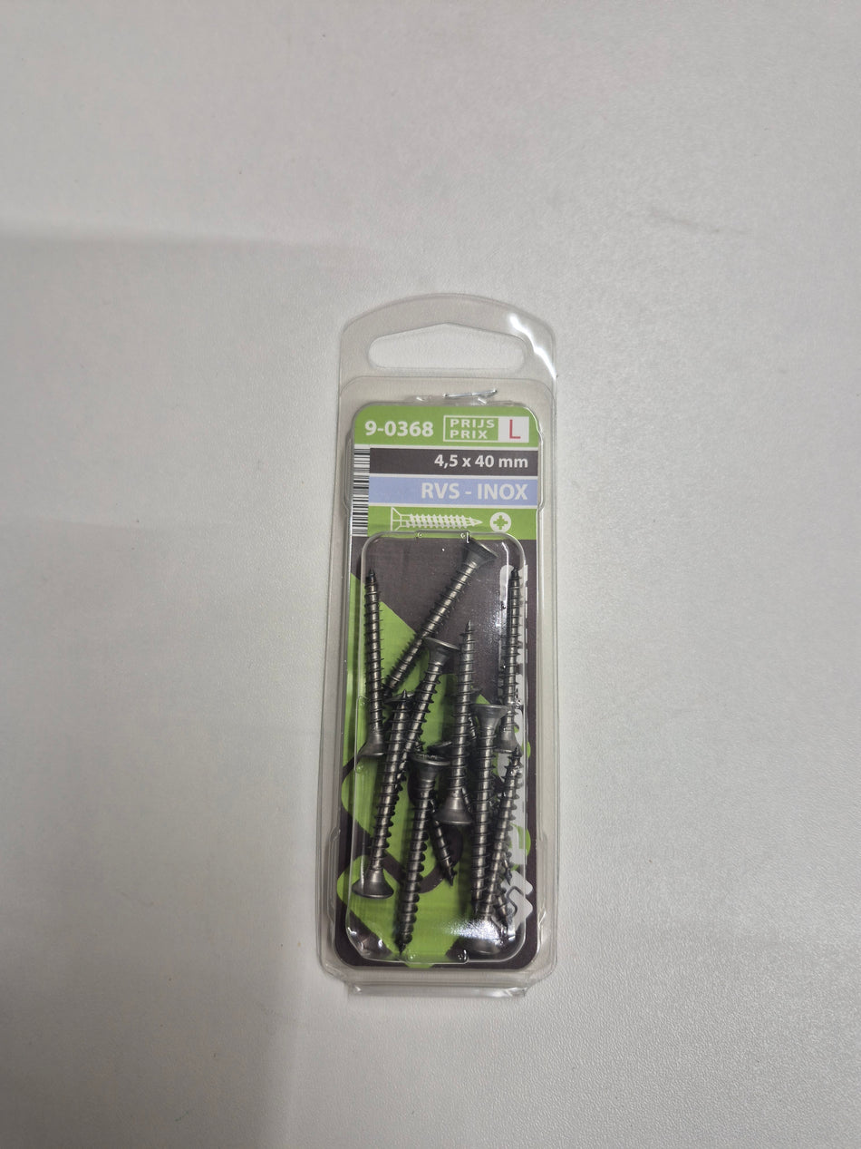 Rvs 4,5x40mm