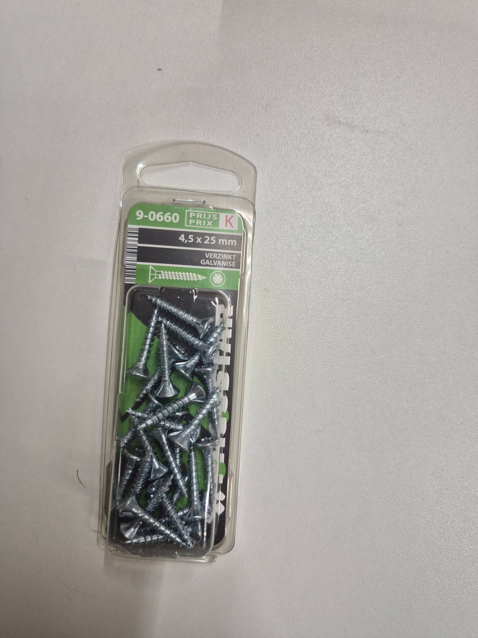 Verzinkt 4,5x25mm