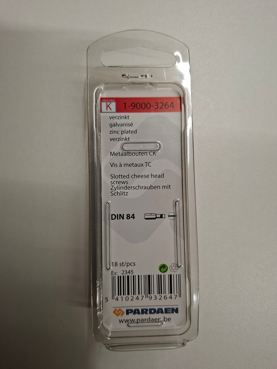 Verzinkt m4x25mm