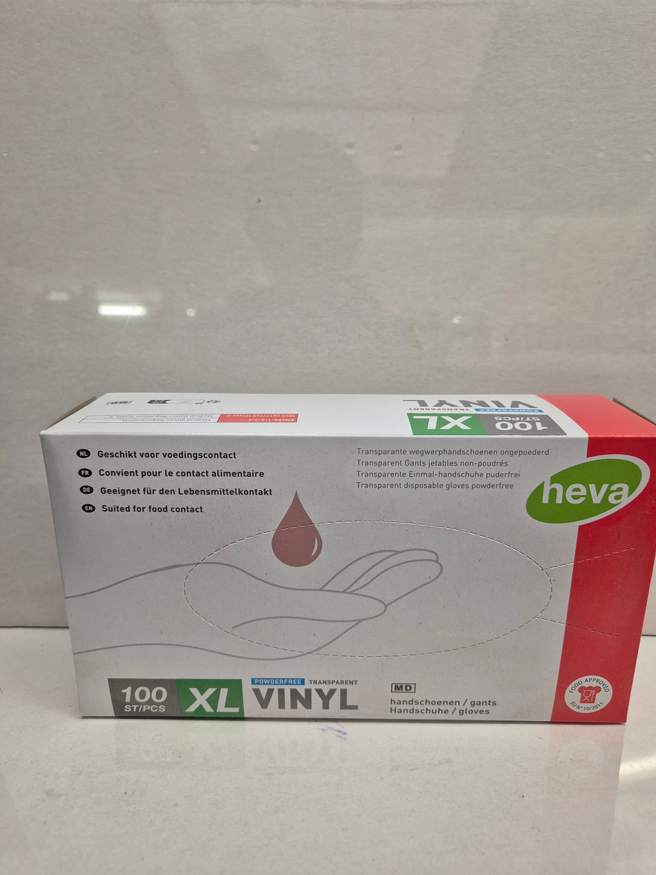 Vinyl handschoenen XL 100stuks