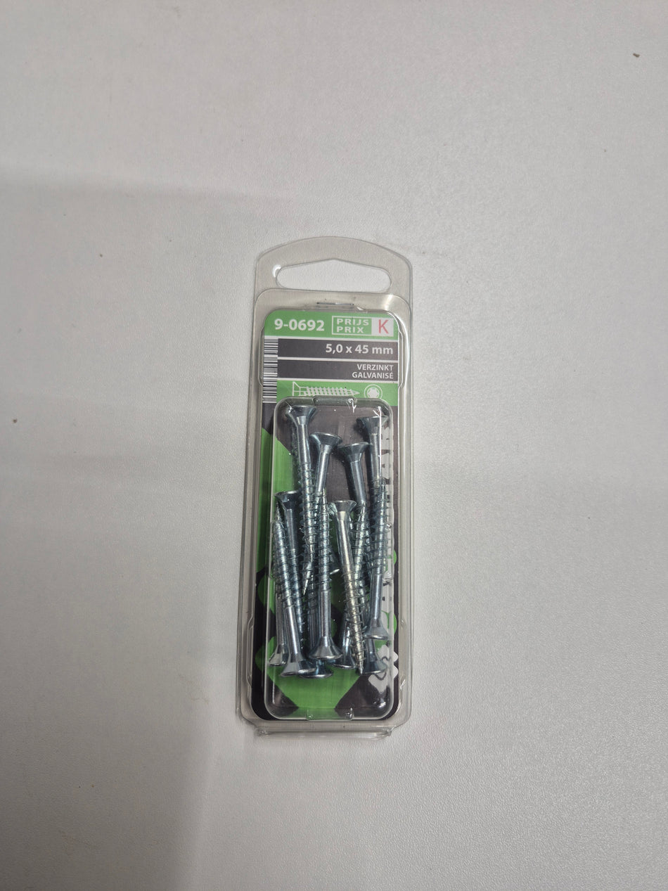 Verzinkt 5,0x45mm