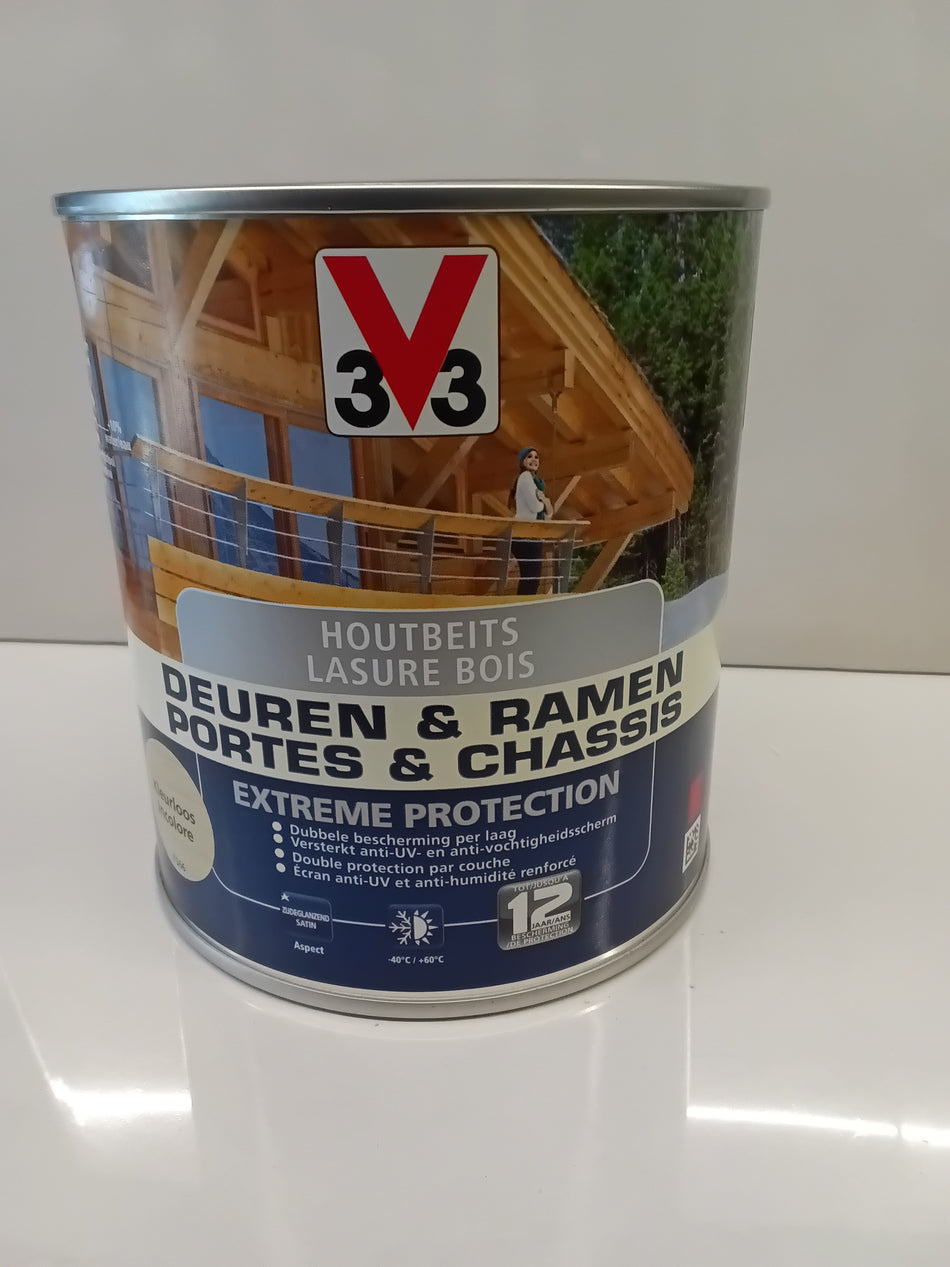 3V3 houtbeits kleurloos 0 75l