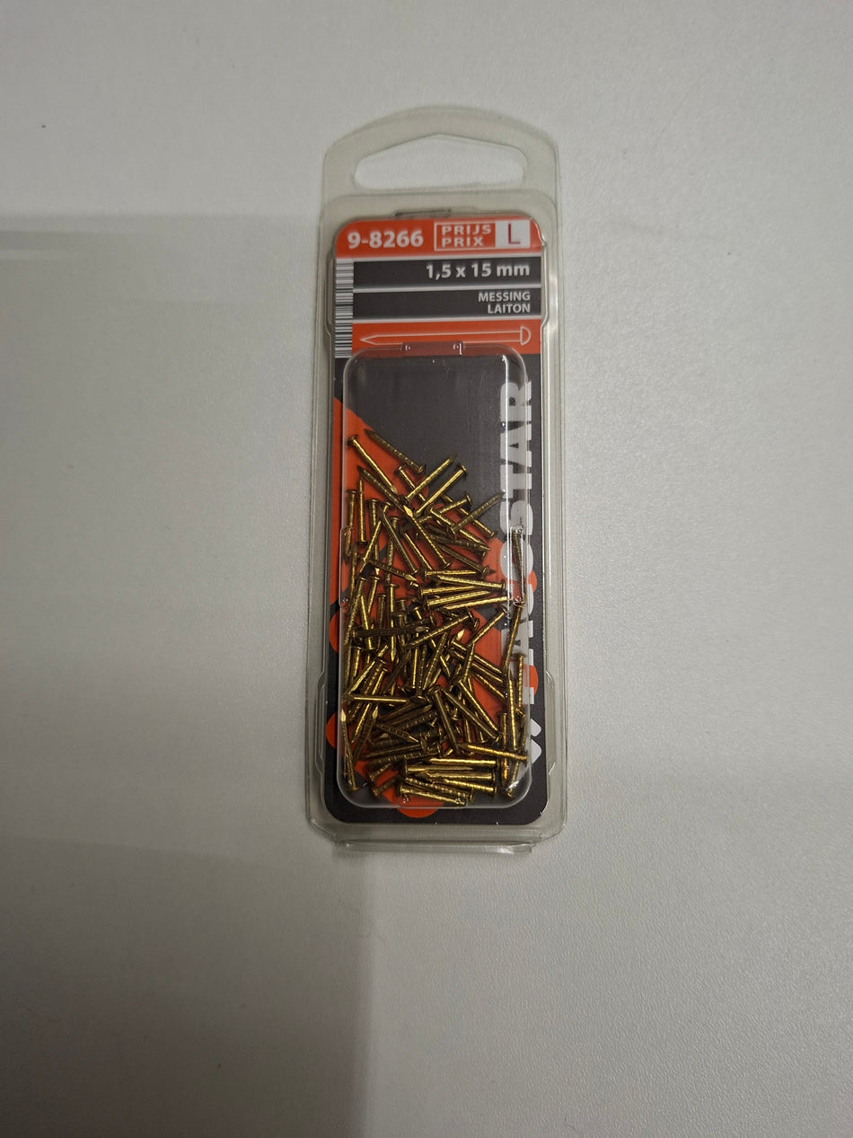 Messing 1,5x15mm