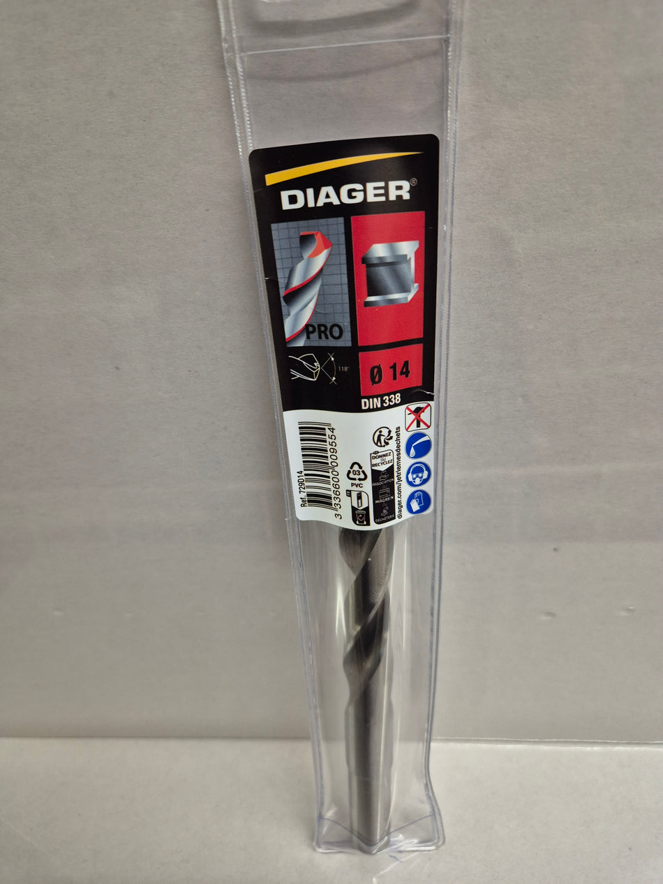 Diager Metaalboor pro 14mm