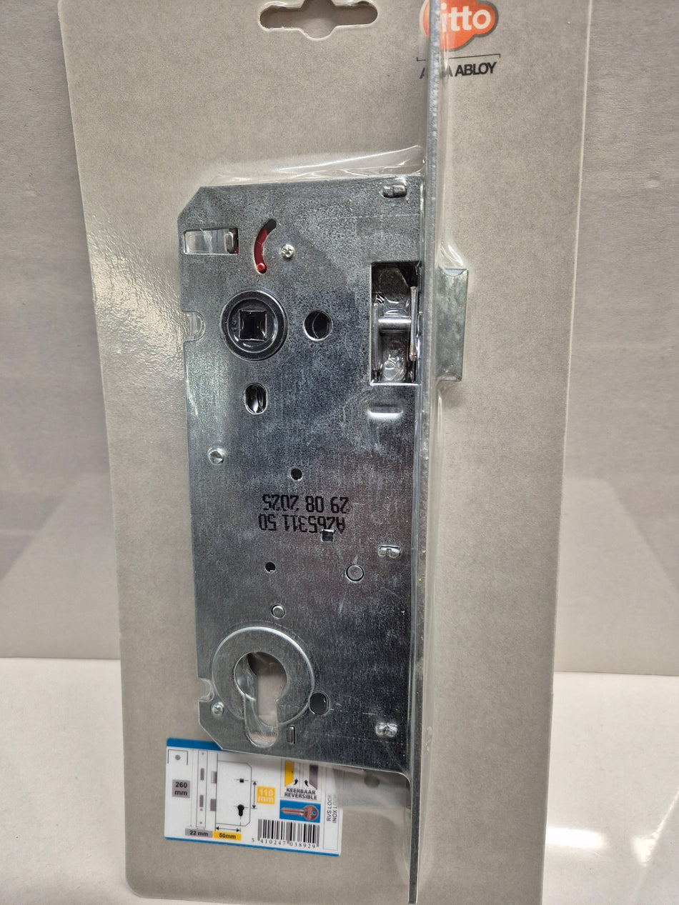 Slot voor cilinder H260mmx D 50mm