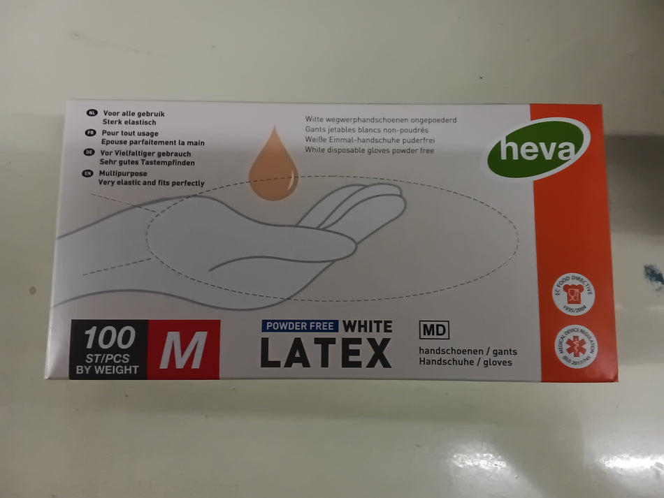 Latex handschoenen M 100st