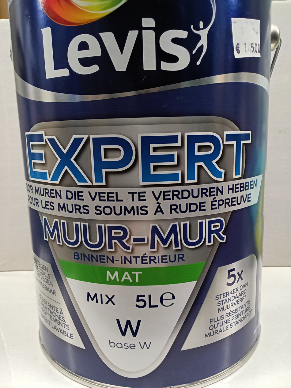 Levis Expert Muren Binnen 5l Base W Mat