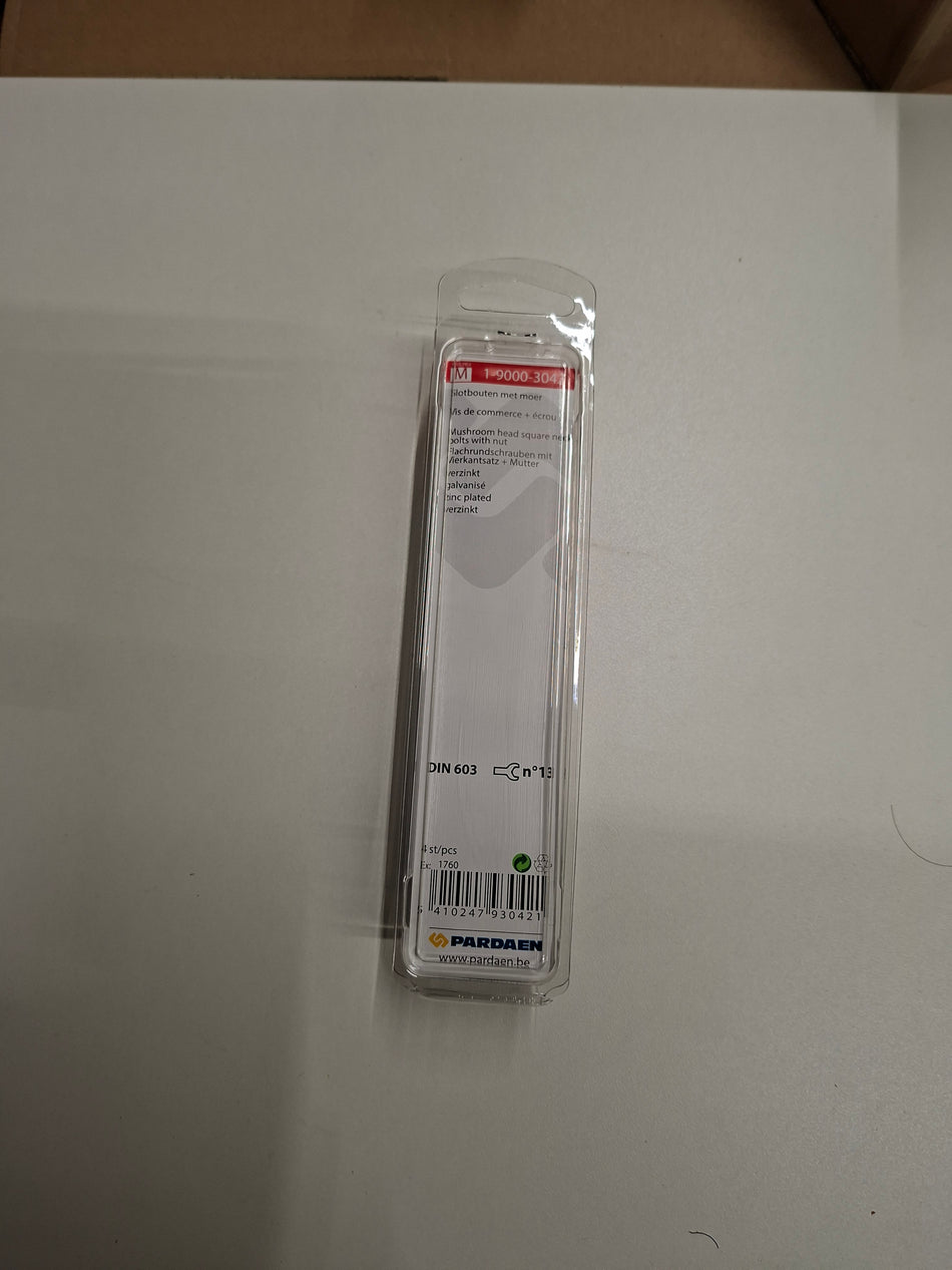 Verzinkt M8x140mm