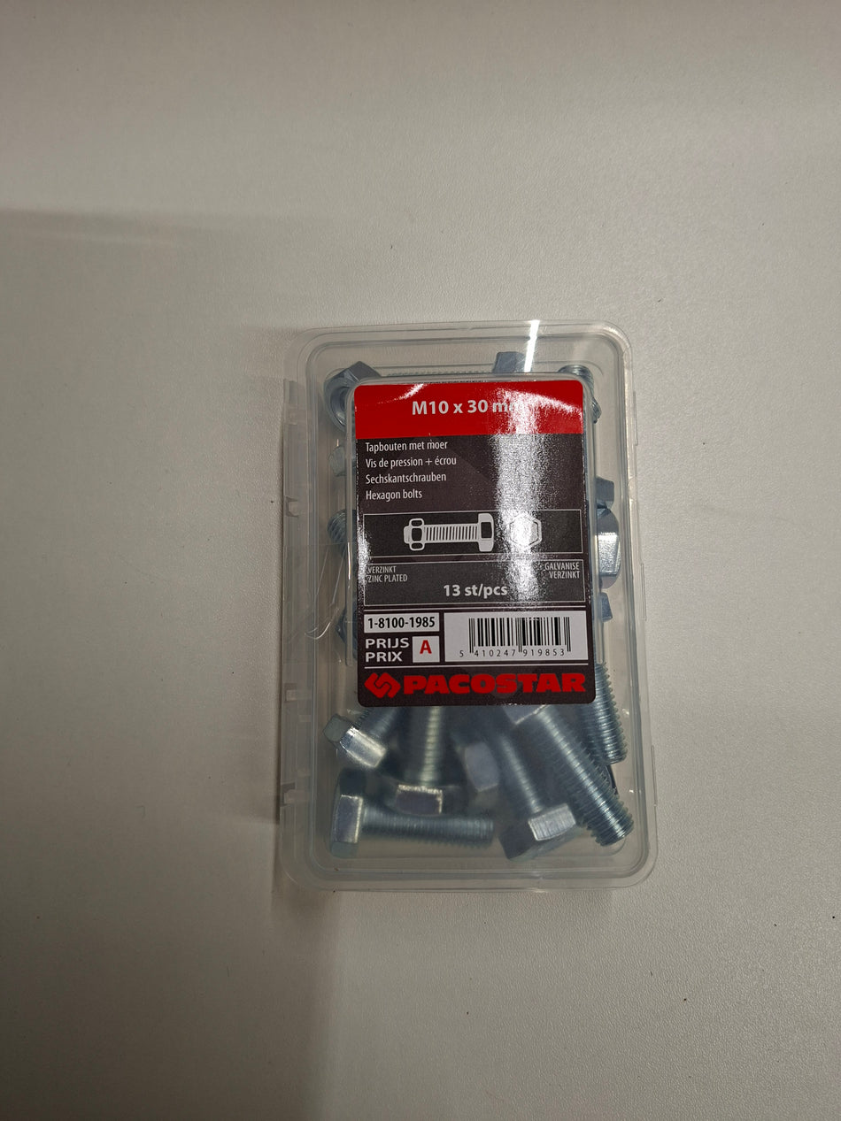 Tapbouten m10x30mm
