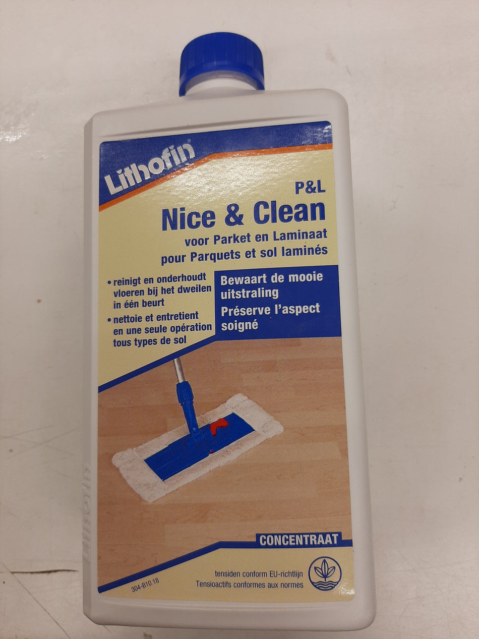 Lithofin nice& clean reinigingsmiddel voor parket en laminaat