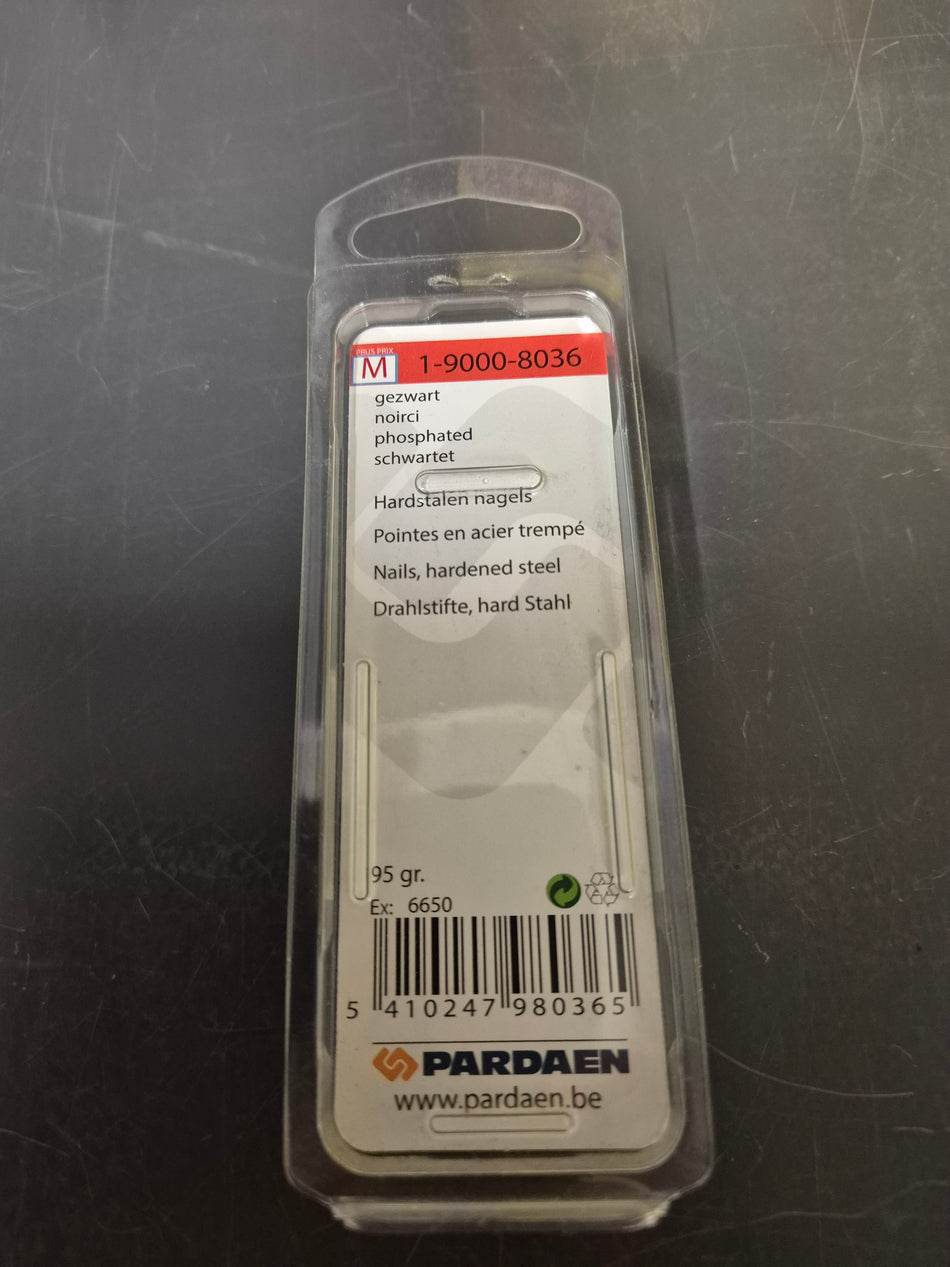 Hardstalen Nagels Gezwart 3 x 50mm