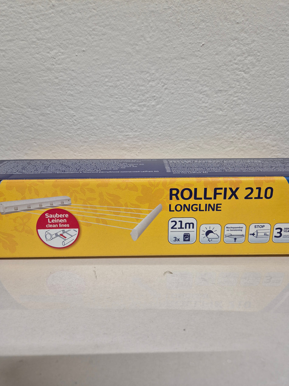 Leifheit rollfix 210 muurmontage wasdrooglijn max 21m