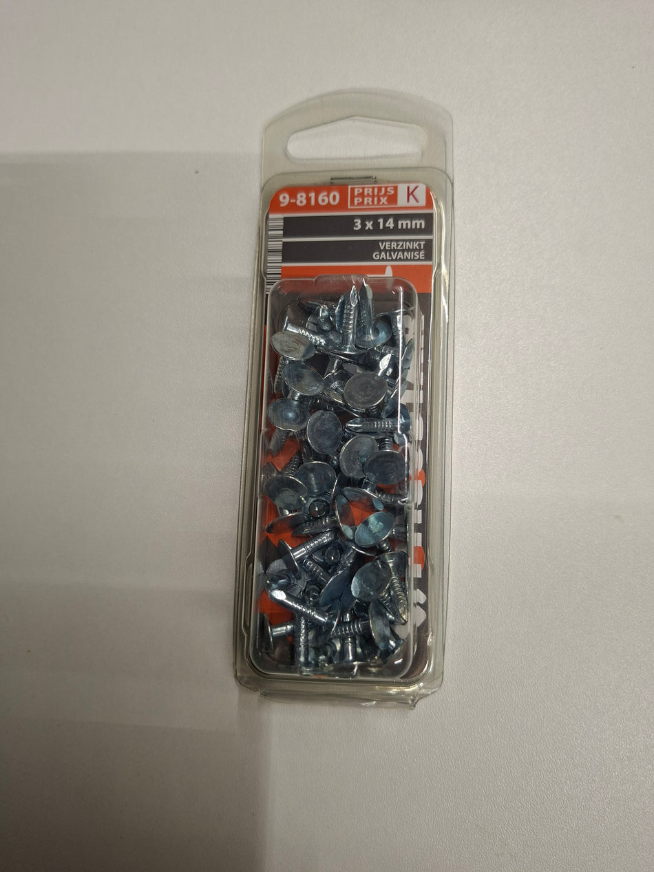 Verzinkt 3x14mm