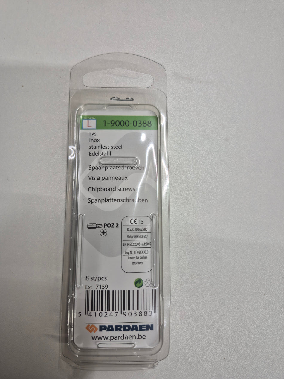 Rvs 5,0x50mm