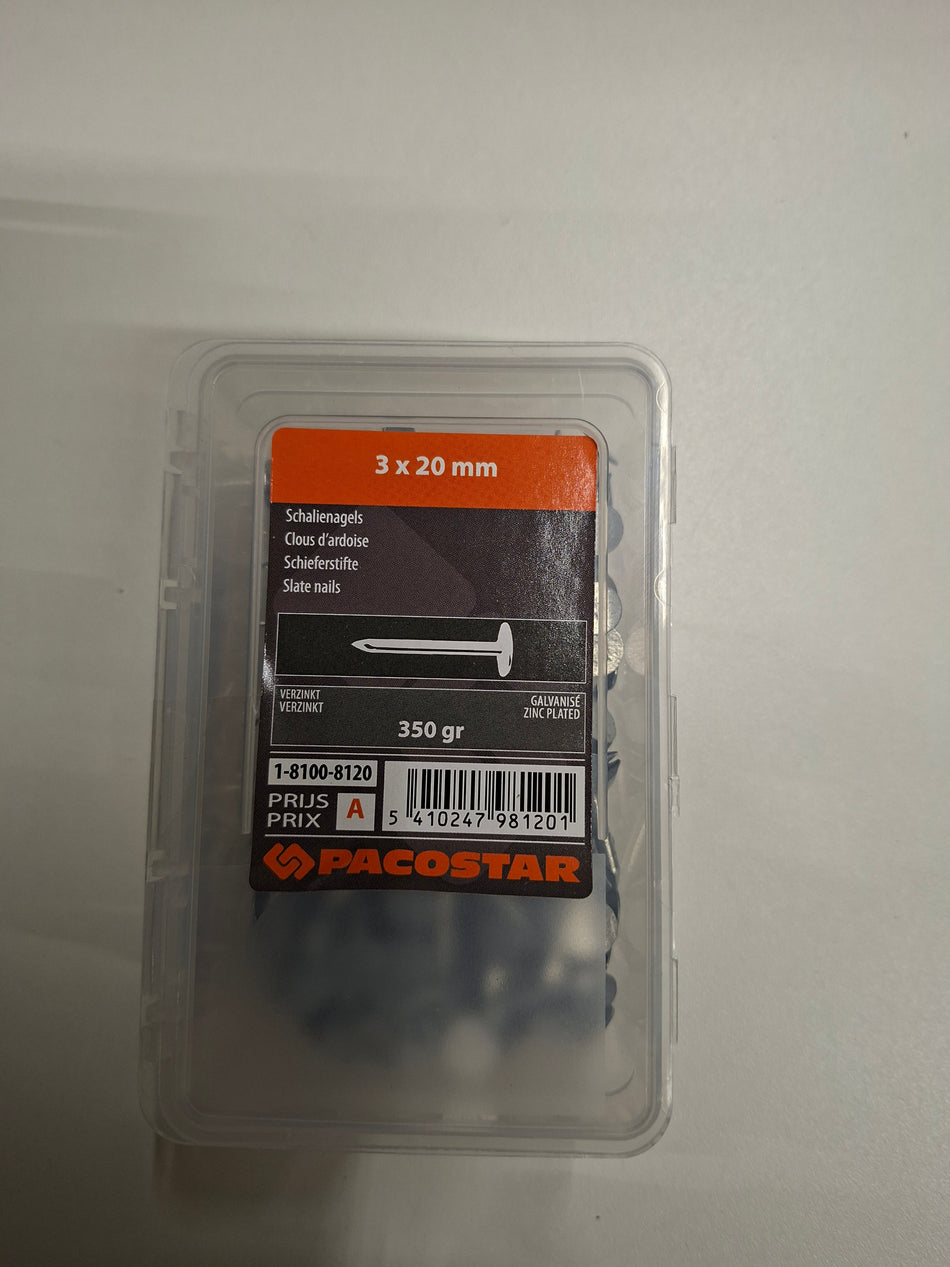 Schalienagels 3x20mm