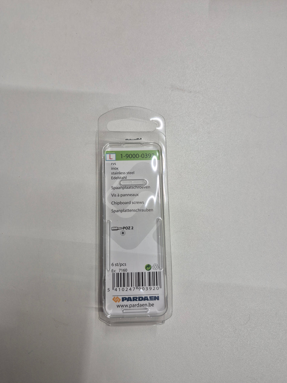 Spaanplaatschroeven, RVS - 5,0 x 60 mm