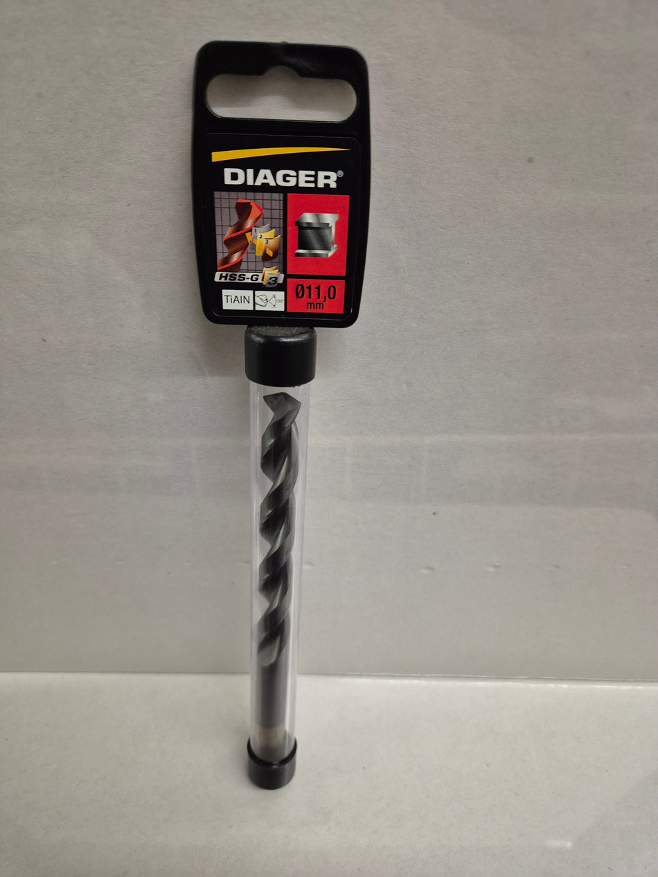 Diager Tiain HSS Metaalboor 11mm