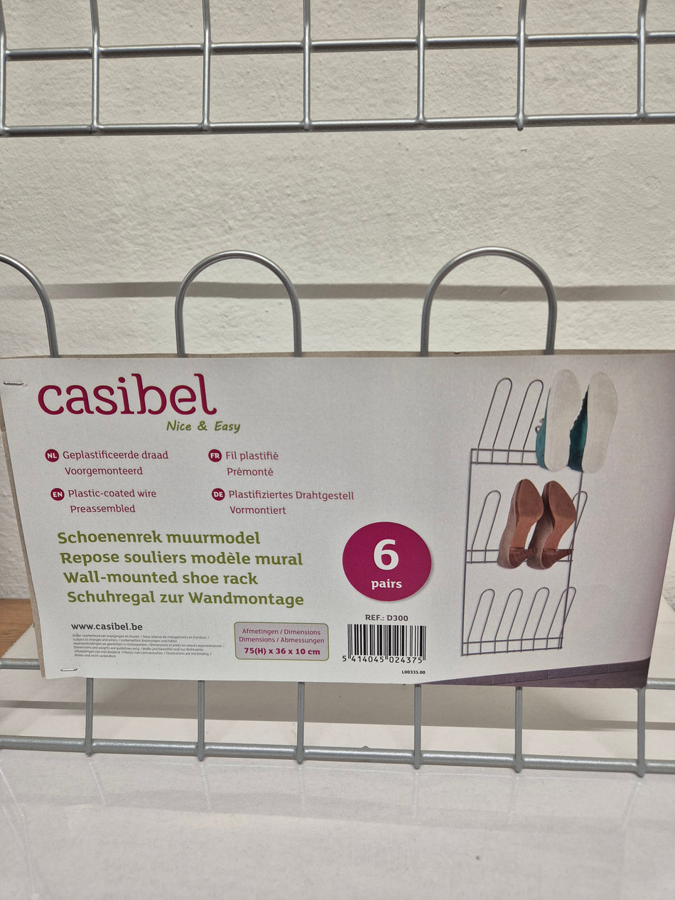Casibel schoenrek muurmontage