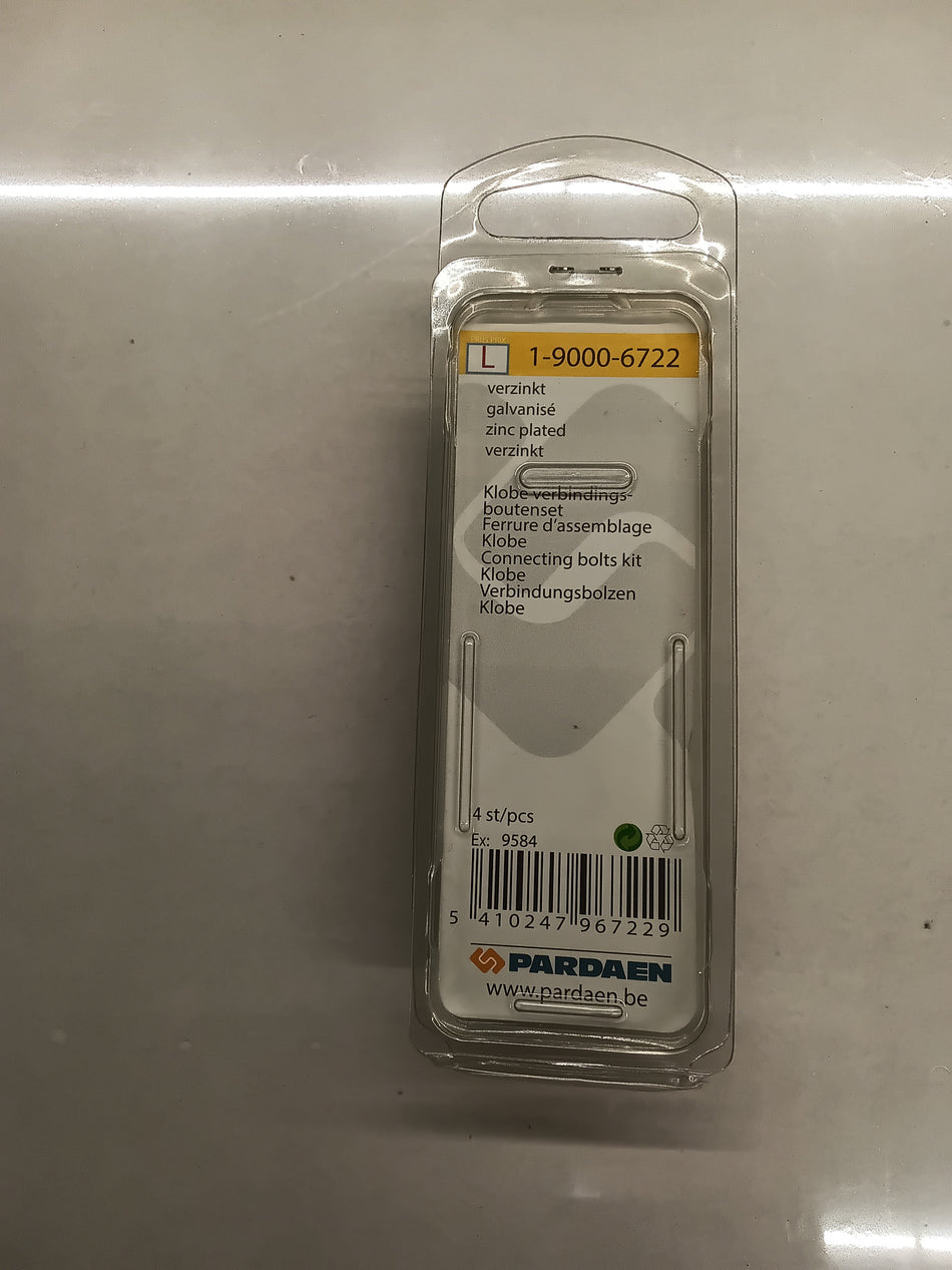 Verbindingsboutenset Klobe - M6 x 60 mm