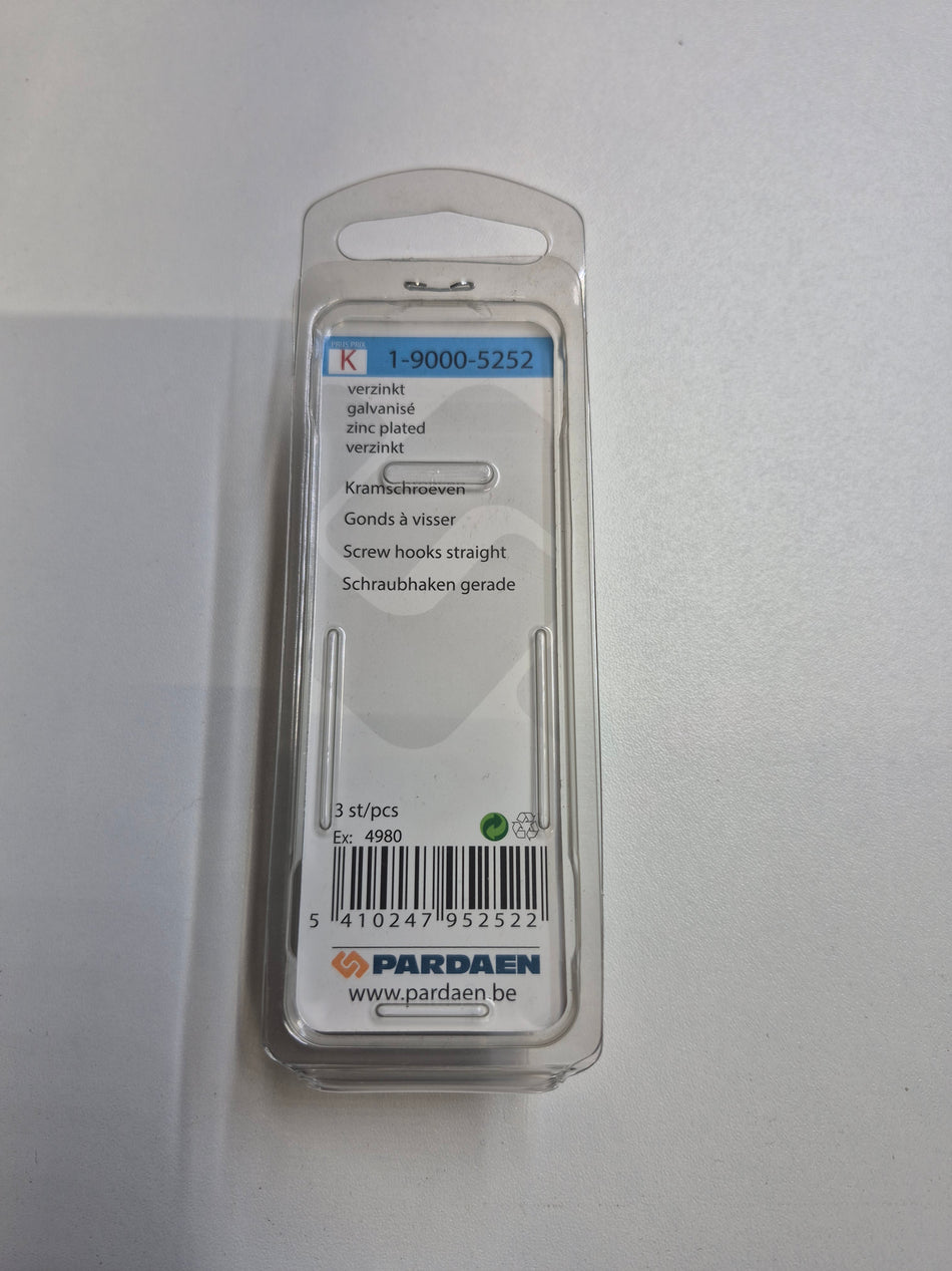 Kramschroeven, verzinkt - 4,5 x 80 mm