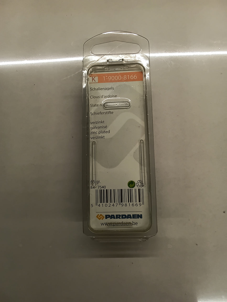 Schalienagels, brede kop 10 mm - 3 x 40 mm