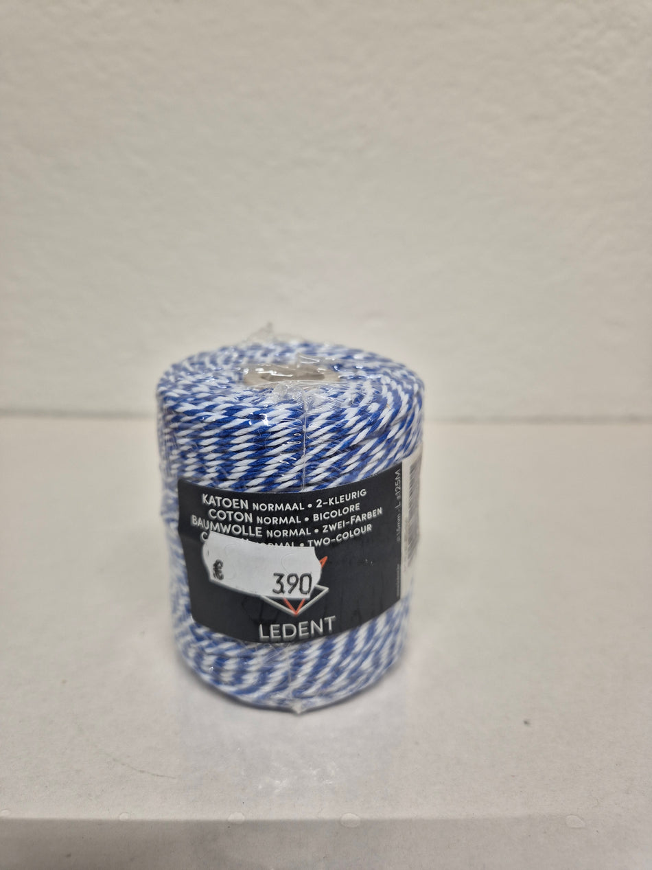 KATOENTOUW,TWEEKLEURIG, TUBE - 1.5 mm - 100 gr