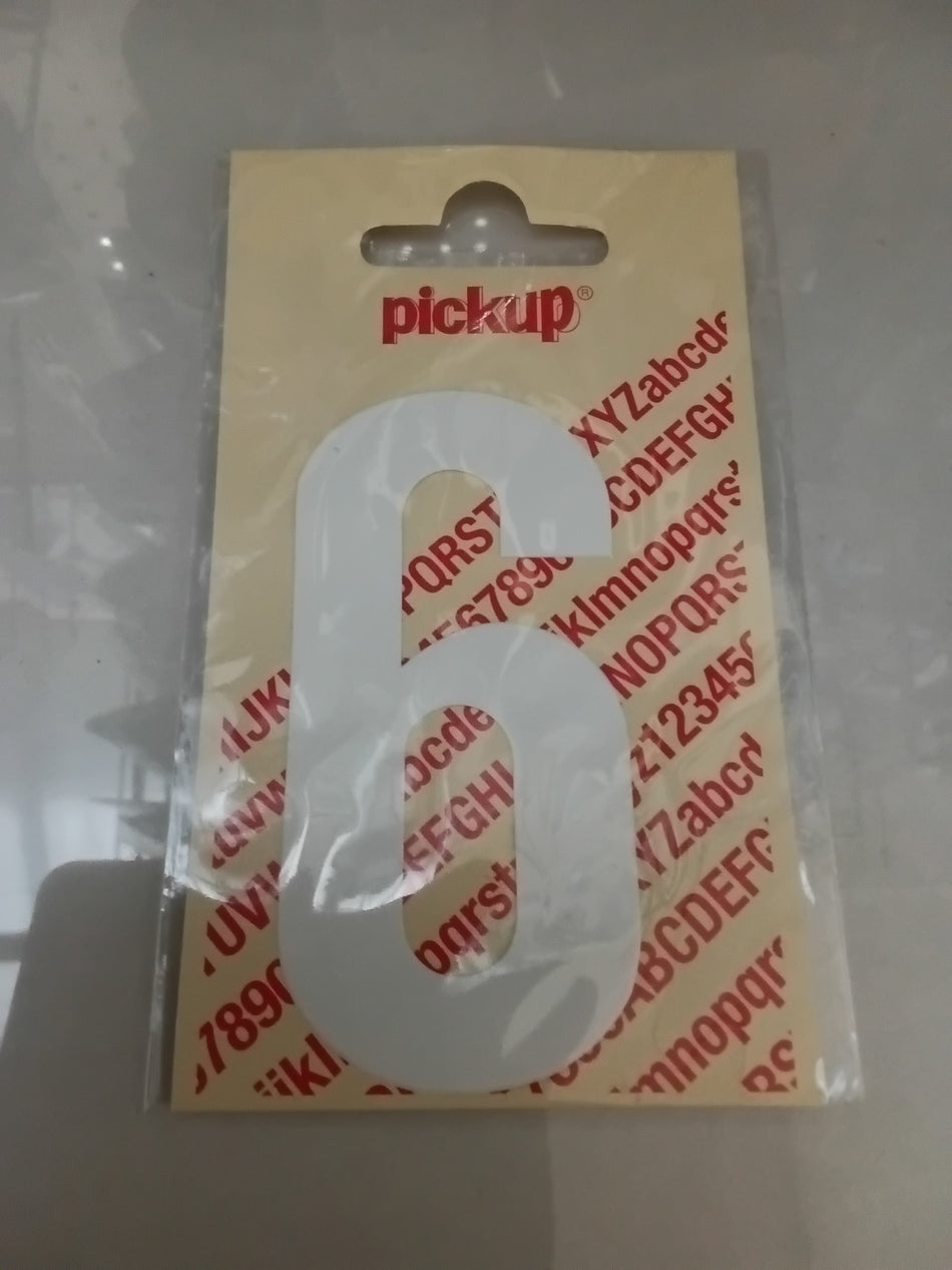 Pickup cijfer 6. 90mm