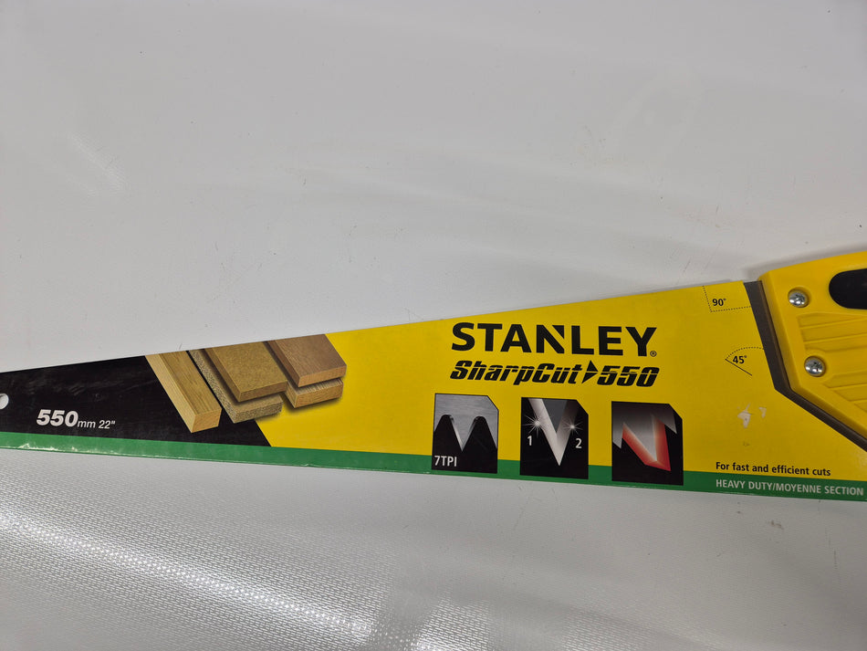 Stanley sharpcut 550mm universele zaag