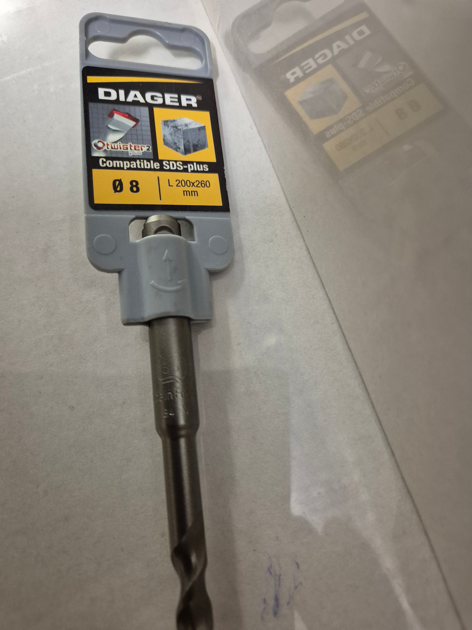 Diager SDS Betonboor 8mm L200x260mm