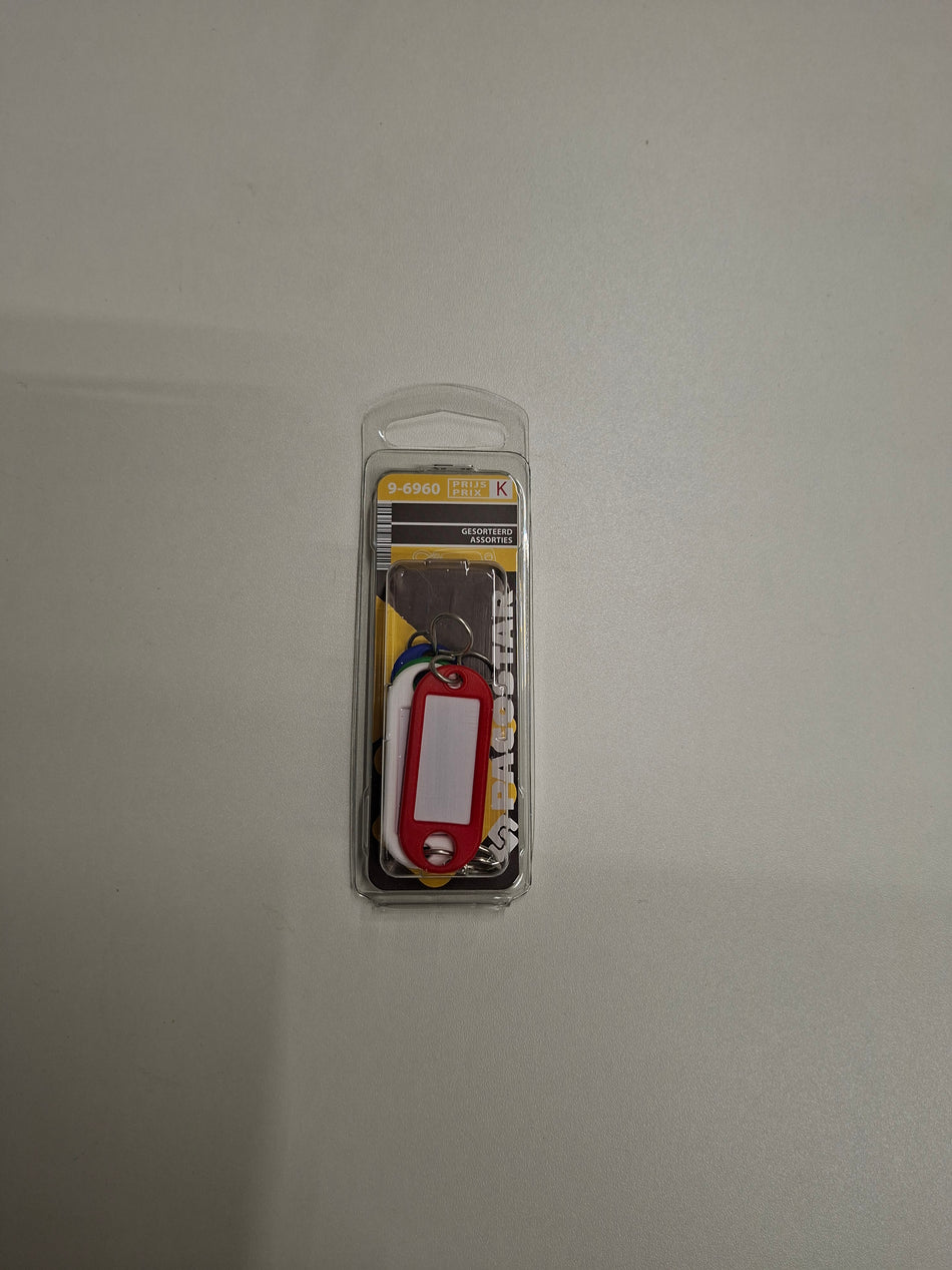 Sleutelhangers PVC 4stuks