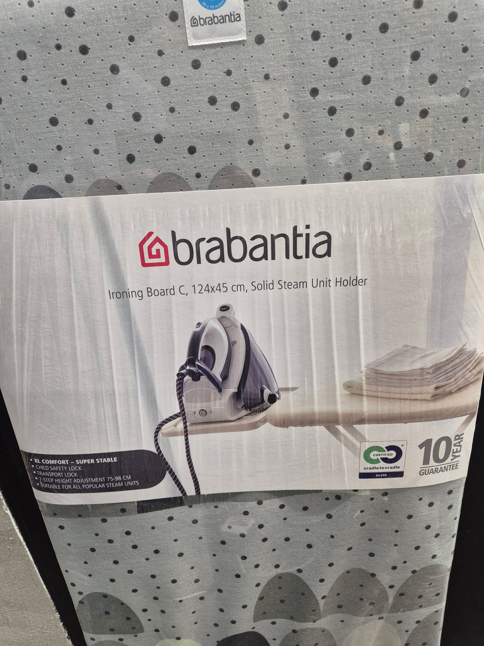 Brabantia strijkplank  L124cm H 98cm B 45cm