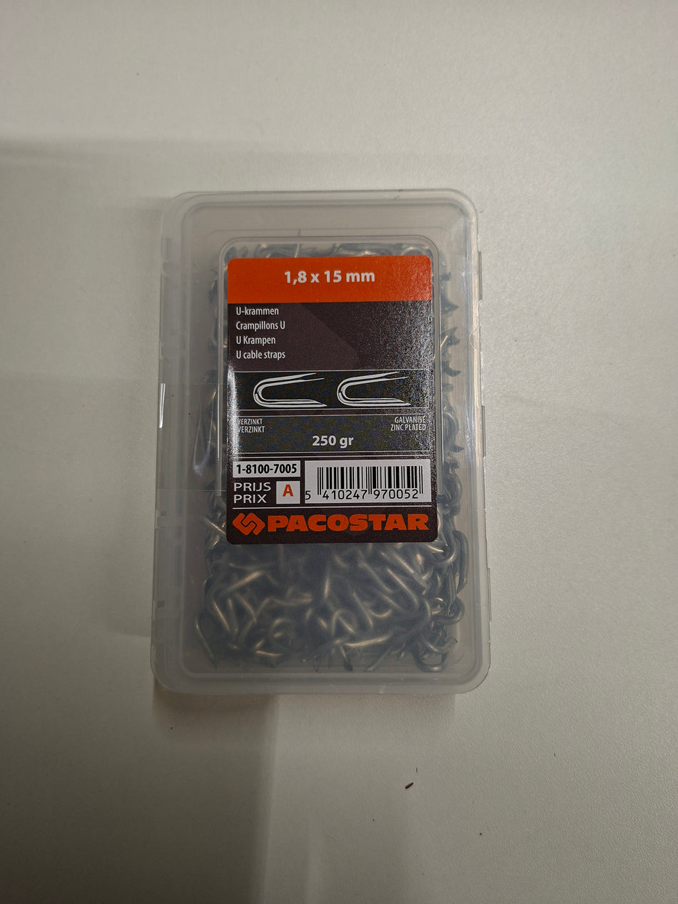 U krammen 1,8x15mm