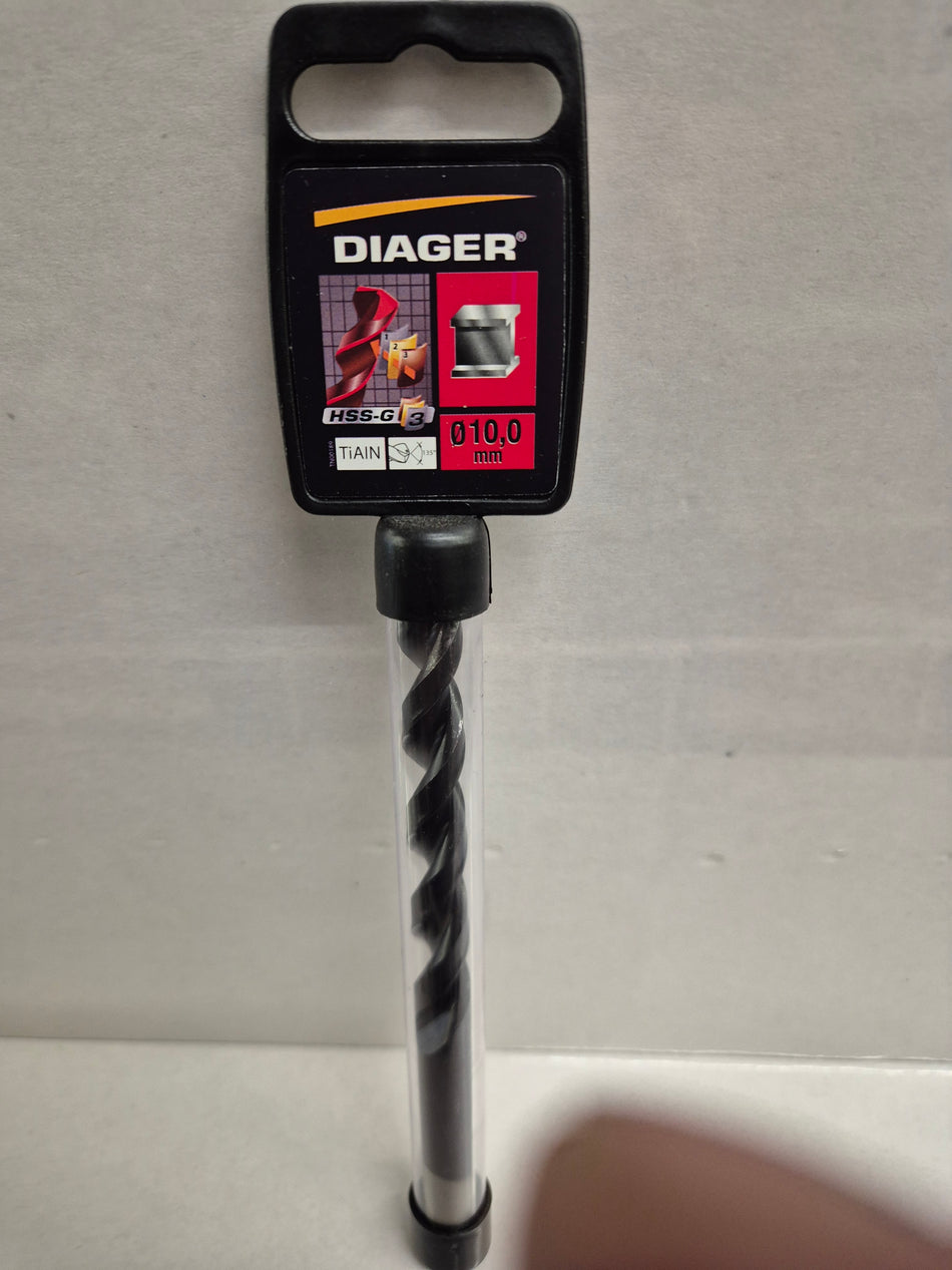 Diager Tiain HSS Metaalboor 10mm