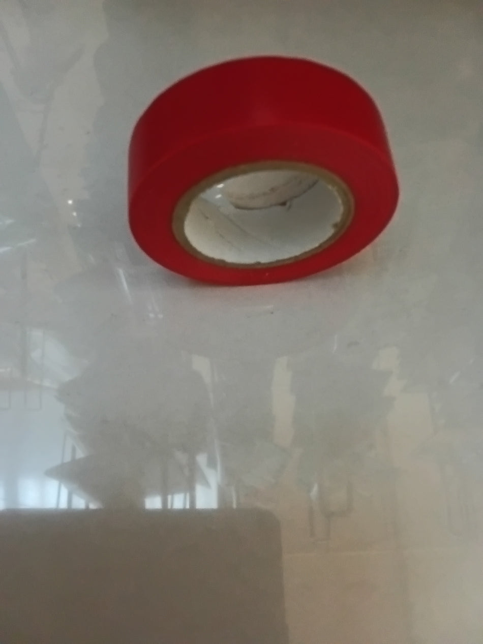 Isolatietape rood 10mx15mm