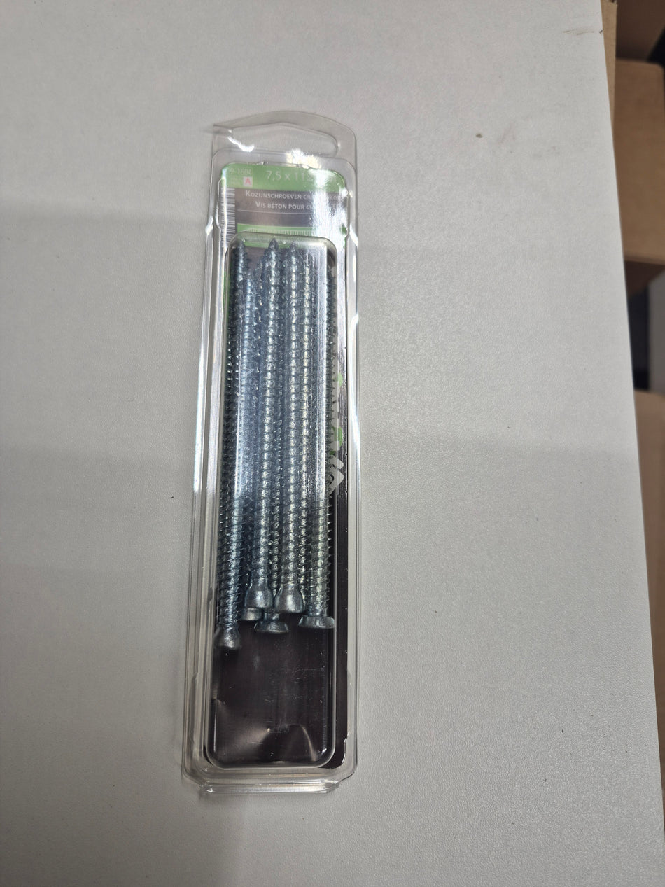 Verzinkt 7,5x112mm