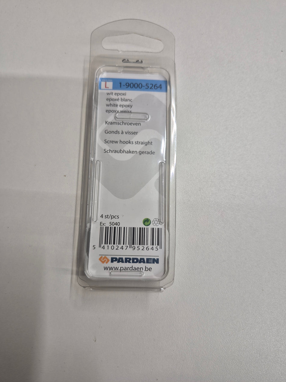 Kramschroeven, wit epoxi - 3,5 x 40 mm