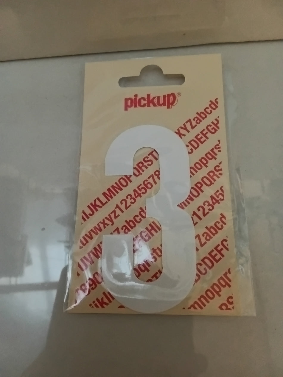 Pickup cijfer 3 90mm