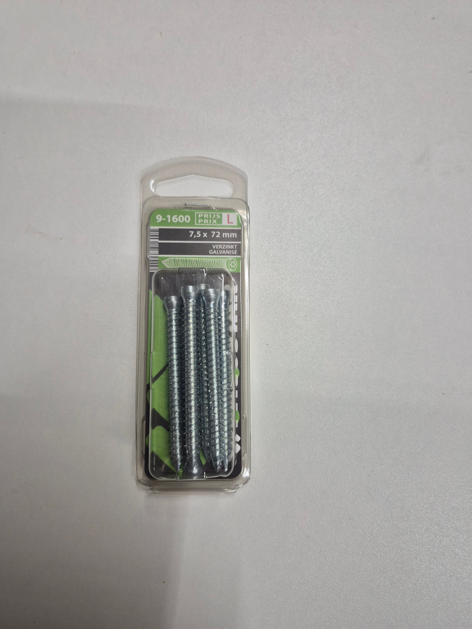 Verzinkt 7,5x72mm