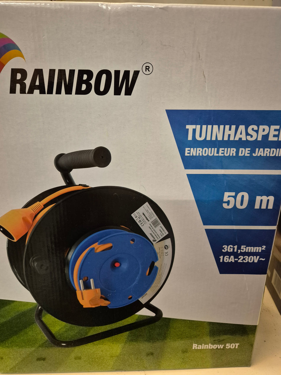 Rainbow kabelhaspel 50m