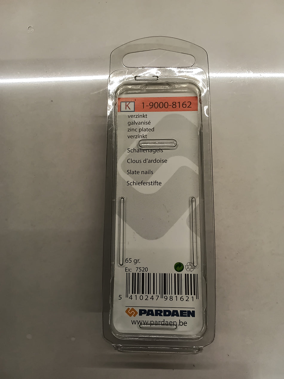 Schalienagels, brede kop 10 mm - 3 x 20 mm