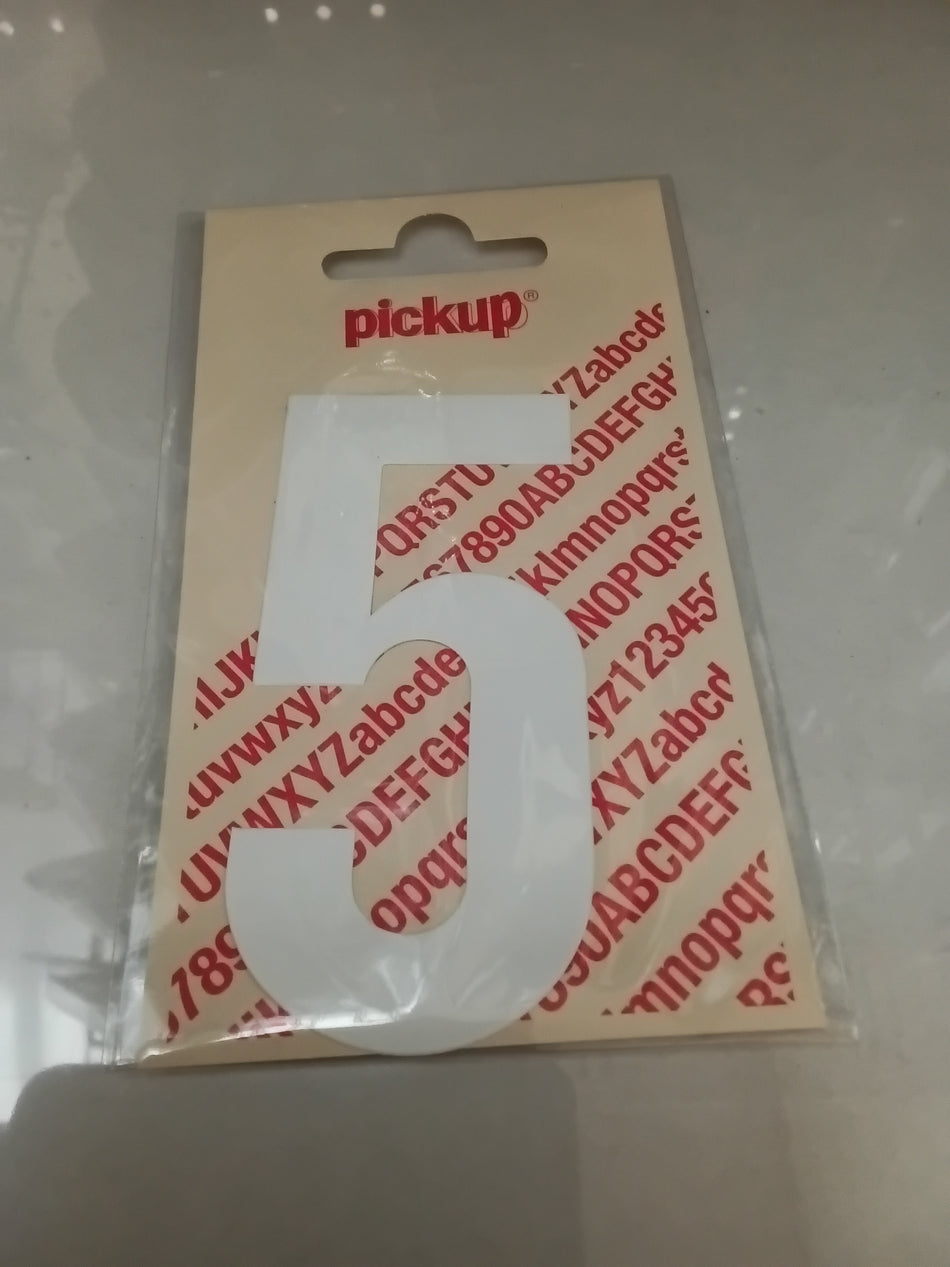 Pickup cijfer 5 90mm